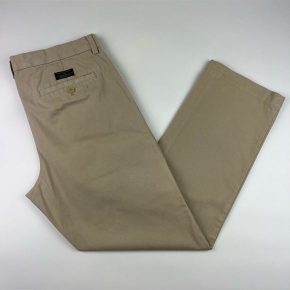 Banana Republic Aiden Chino Pants Mens Size 34/34 Tan Khaki - Picture 3 of 7